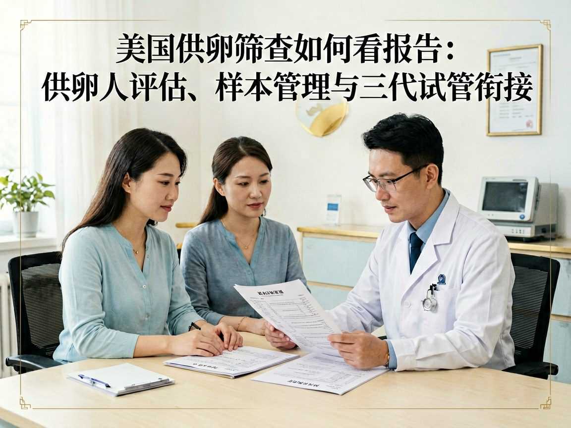 美国供卵筛查如何看报告：供卵人评估、样本管理与三代试管衔接